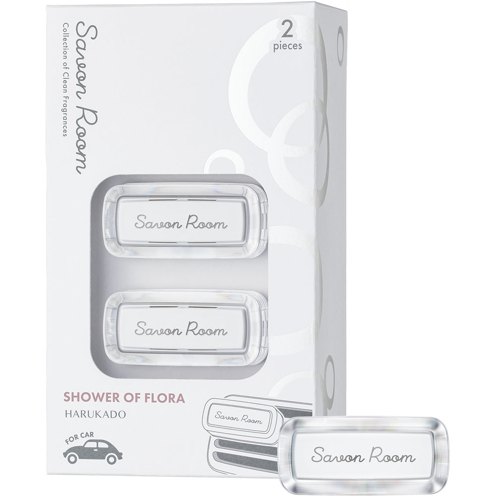 SAVON ROOM CLIP 2SETS SHOWER OF FLORA