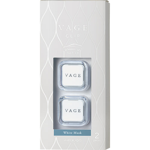 VAGE CLIP 2SETS WHITE MUSK